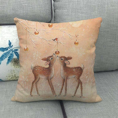 Christmas Pillowcase For Sofa Holiday Home Decor Throw Pillow Case
