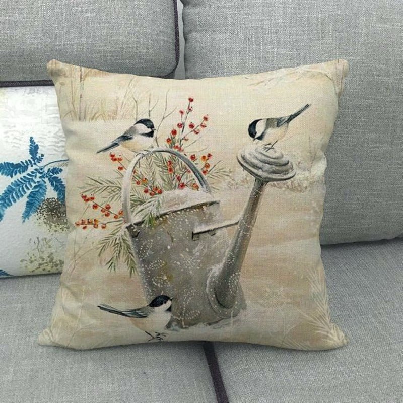 Christmas Pillowcase For Sofa Holiday Home Decor Throw Pillow Case