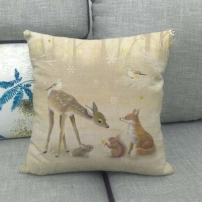 Christmas Pillowcase For Sofa Holiday Home Decor Throw Pillow Case