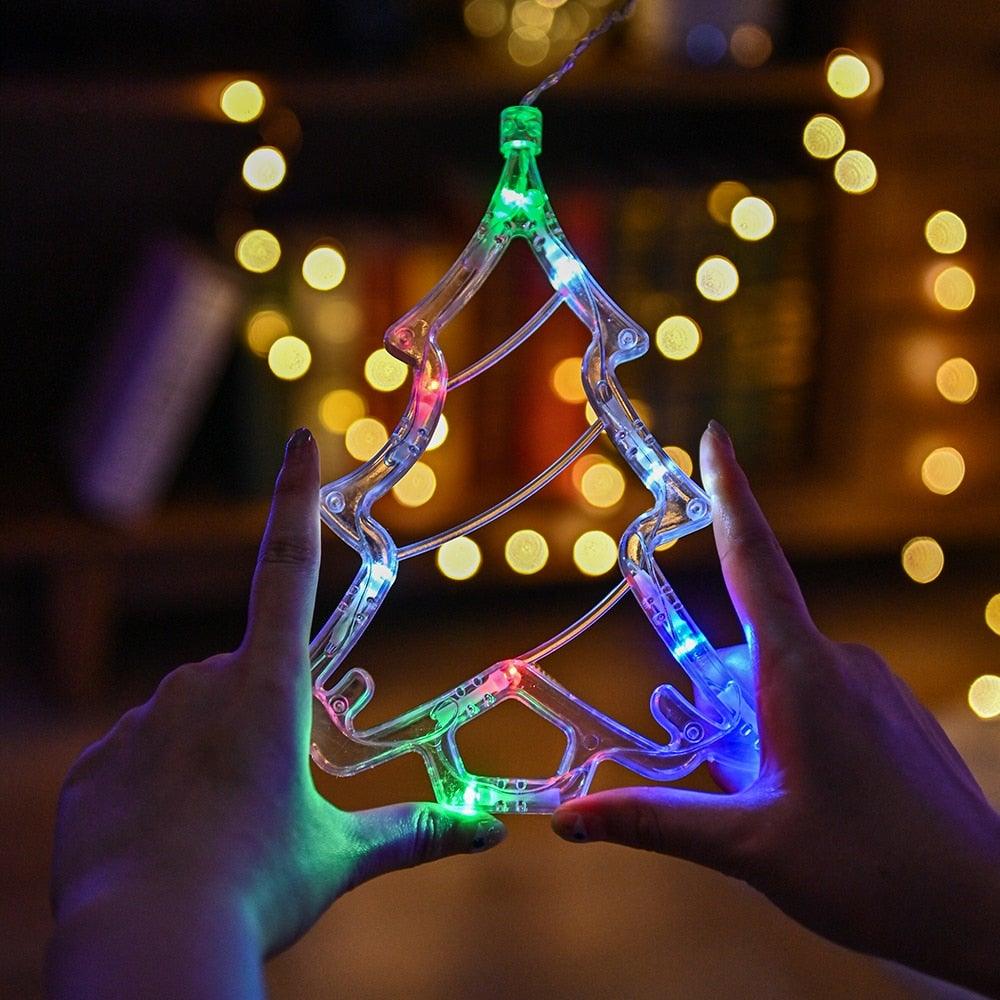Christmas String Lights LED Star Curtain Fairy Lights Decoration