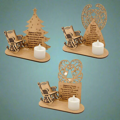 Christmas Tealight Candle Holder Remembrance Ornament For Holiday Memories