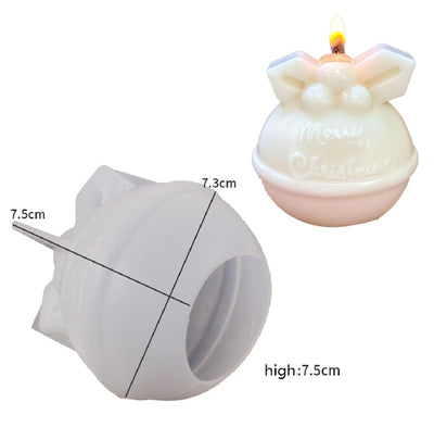 Christmas Tree Candle Mold 3D Silicone Kit For Handmade Crafts