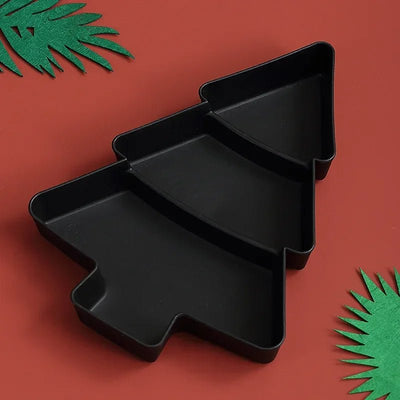 Christmas Tree Snack Plate For Candy Nuts Fruits And Desserts
