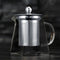 Clear Glass Teapot With Infuser Heat Resistant Kettle For Herbal Tea