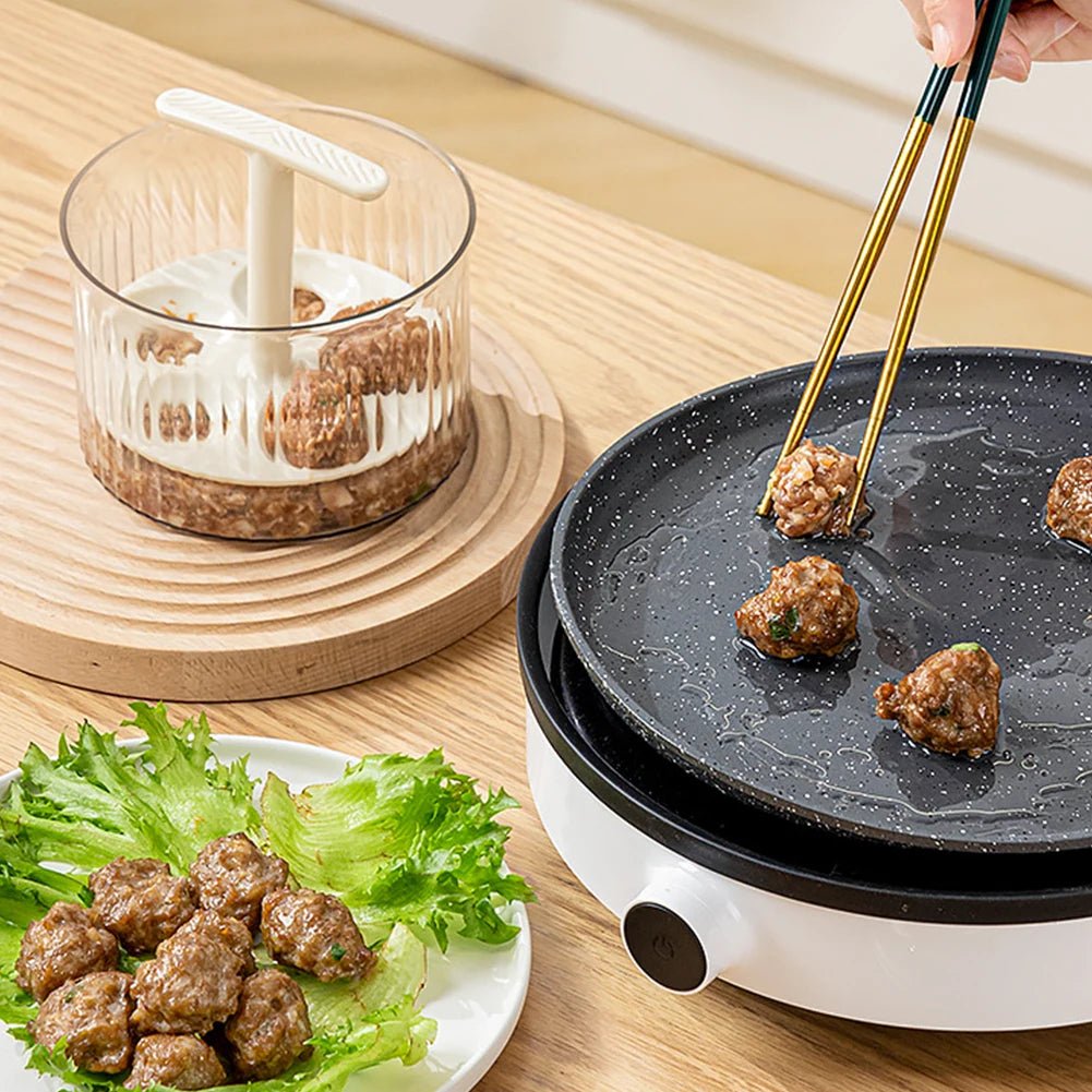 Clear Meatball Maker Manual Tool For Perfect Rice Meat Dumplings