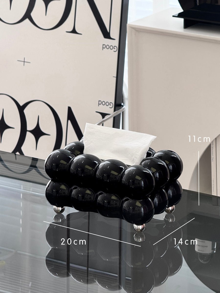 Cloud Shaped Acrylic Tissue Box Cover Stylish Napkin Holder Decor