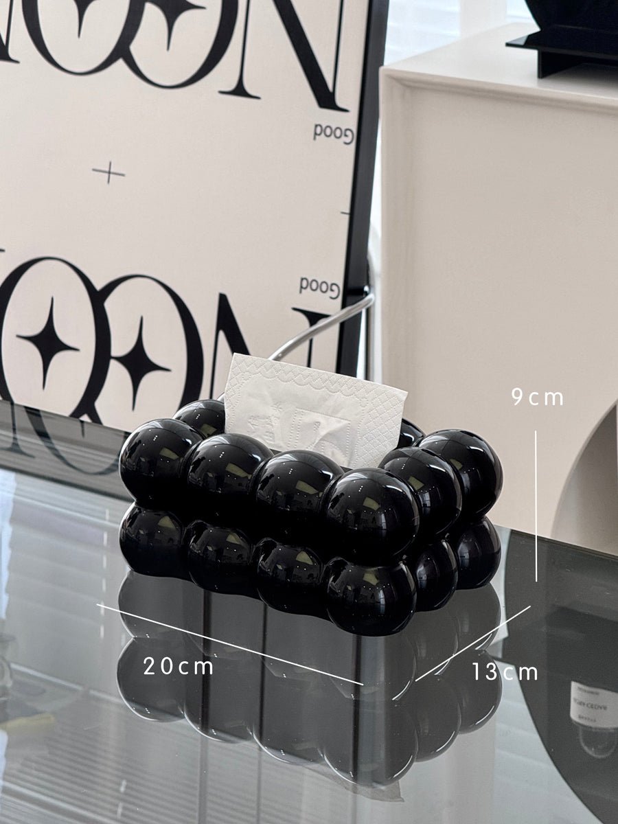 Cloud Shaped Acrylic Tissue Box Cover Stylish Napkin Holder Decor