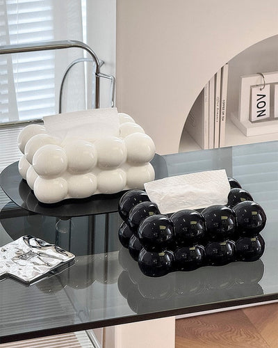 Cloud Shaped Acrylic Tissue Box Cover Stylish Napkin Holder Decor