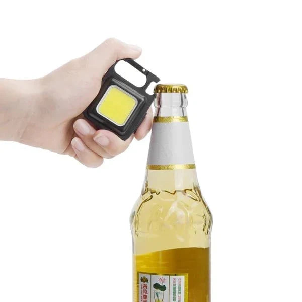 COB USB Rechargeable Keychain Work Light Waterproof Magnetic Portable