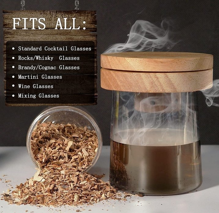 Cocktail Smoker Infuser Kit For Flavorful Drinks And Bar Use