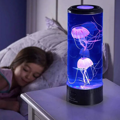 Color Changing Jellyfish Lamp LED Aquarium Table Night Light