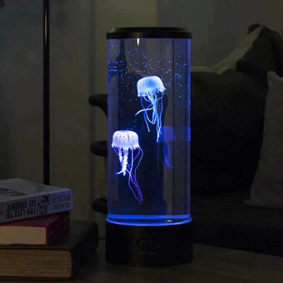Color Changing Jellyfish Lamp LED Aquarium Table Night Light