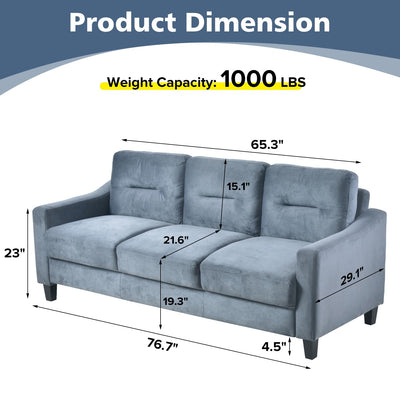 Comfortable Sectional Sofa For Living Room Bedroom Office Small Spaces