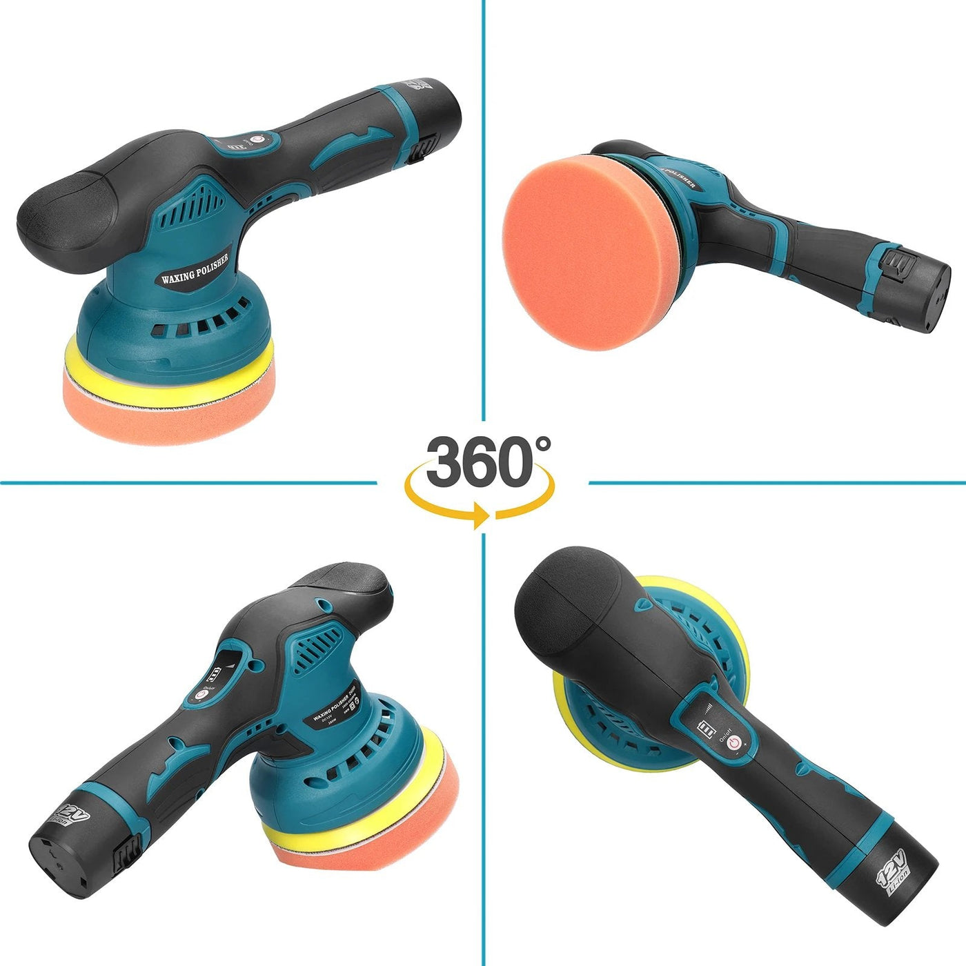 Cordless Car Buffer Polisher Efficient Auto Waxing And Polishing Tool
