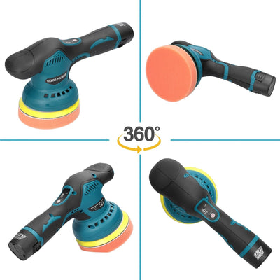 Cordless Car Buffer Polisher Efficient Auto Waxing And Polishing Tool