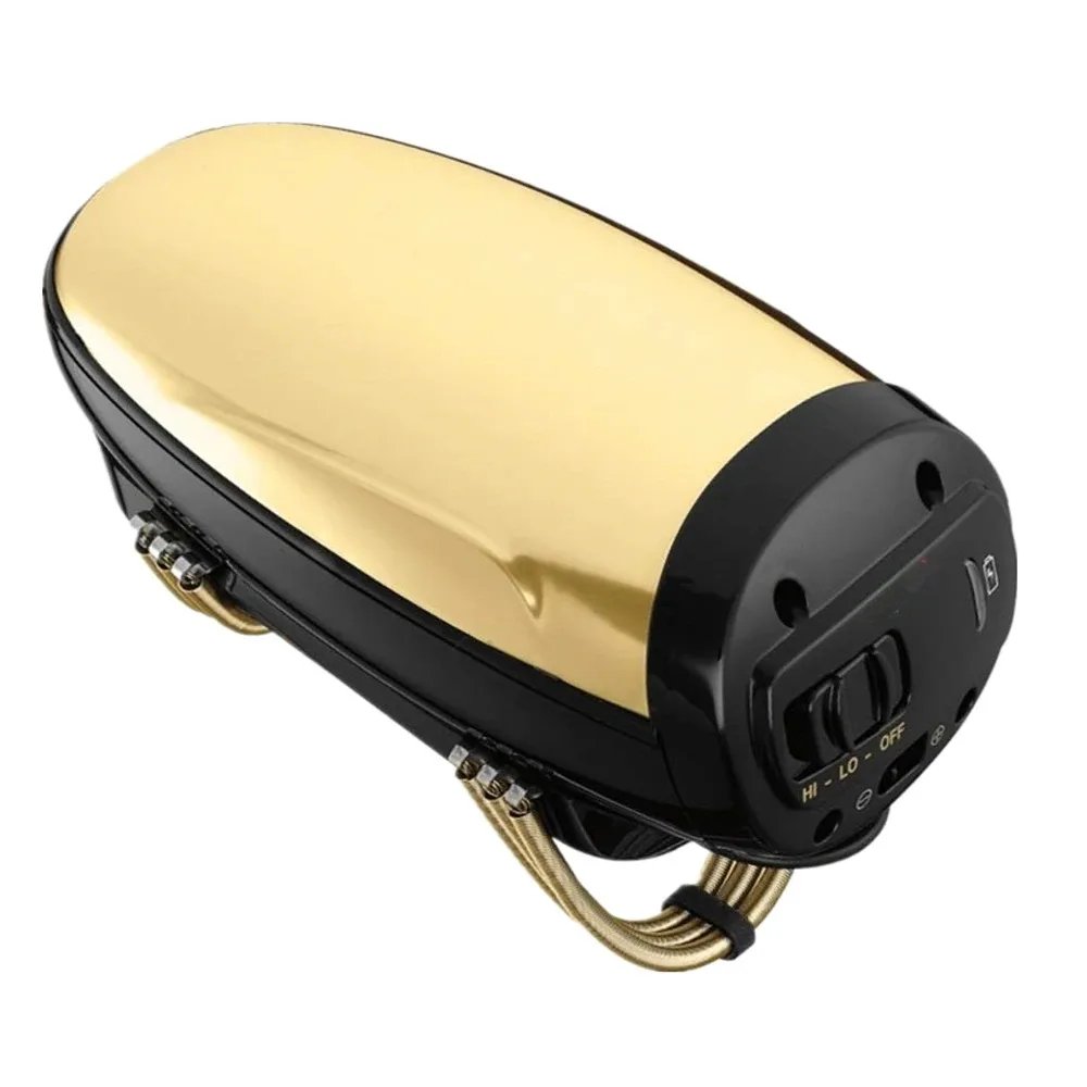 Cordless Handheld Massager USB Rechargeable Metal Heat For Body Neck Face