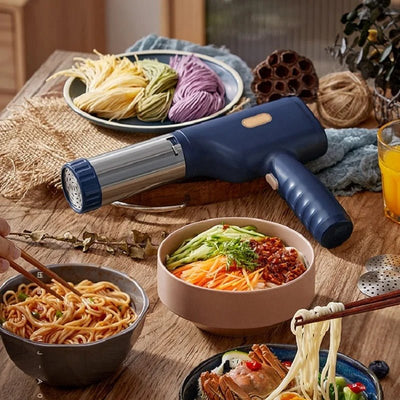 Cordless Pasta Maker Portable Noodle Machine With Shaping Molds Easy Clean