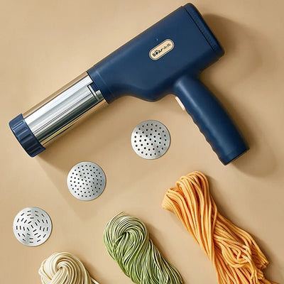 Cordless Pasta Maker Portable Noodle Machine With Shaping Molds Easy Clean