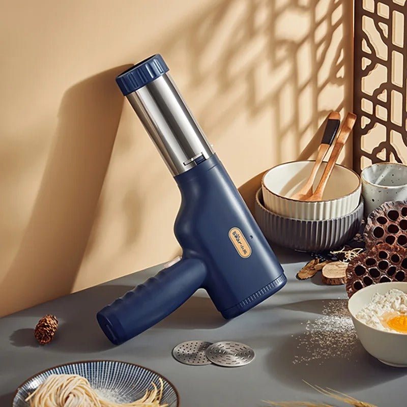 Cordless Pasta Maker Portable Noodle Machine With Shaping Molds Easy Clean