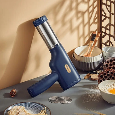 Cordless Pasta Maker Portable Noodle Machine With Shaping Molds Easy Clean