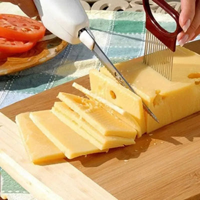 Cordless Rechargeable Electric Knife With Stainless Steel Blades Easy Slice