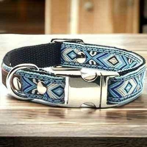 Handmade Dog Collar Cotton Paws Custom Fit Design