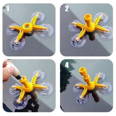 Cracked Glass Repair Kit For Fixing Chips Cracks And Stars