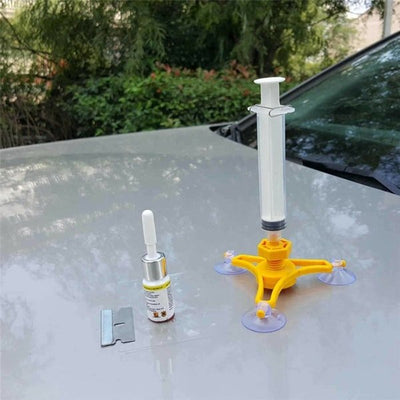 Cracked Glass Repair Kit For Fixing Chips Cracks And Stars