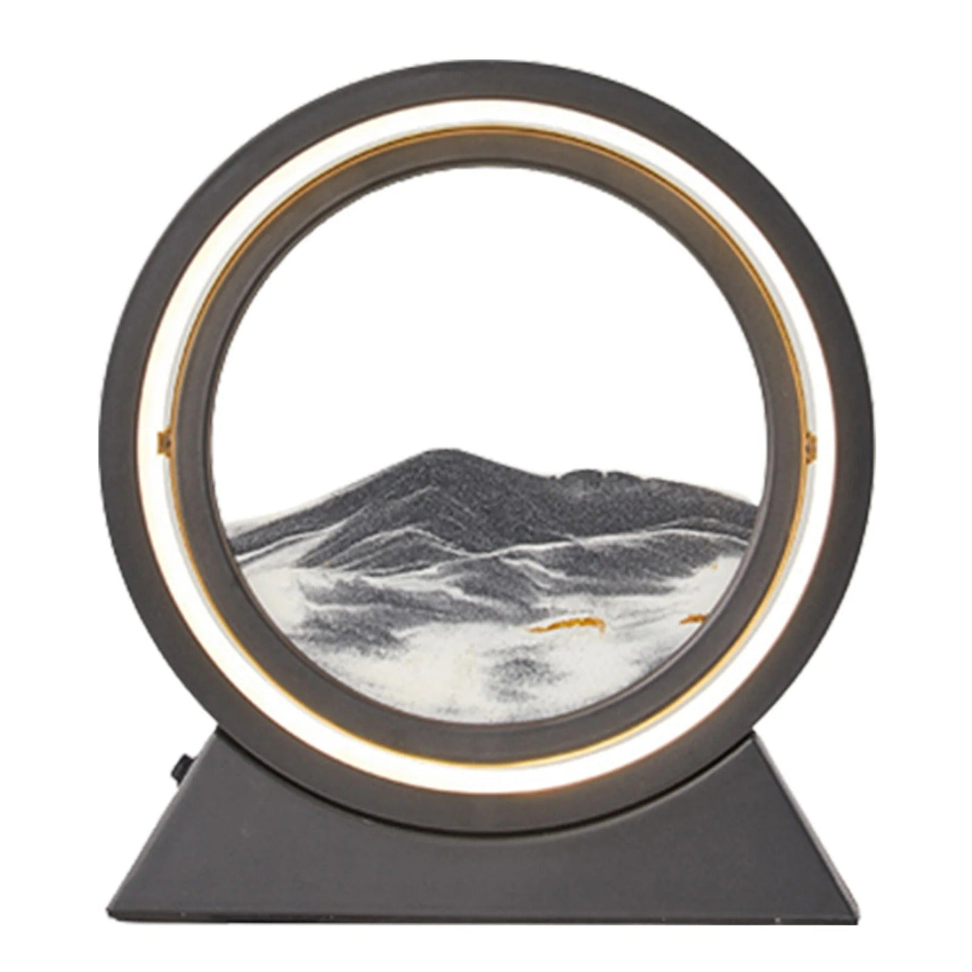 360° Rotating Quicksand Lamp Dynamic Sand Art Light Decor