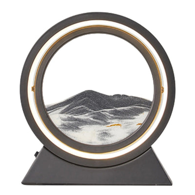 360° Rotating Quicksand Lamp Dynamic Sand Art Light Decor