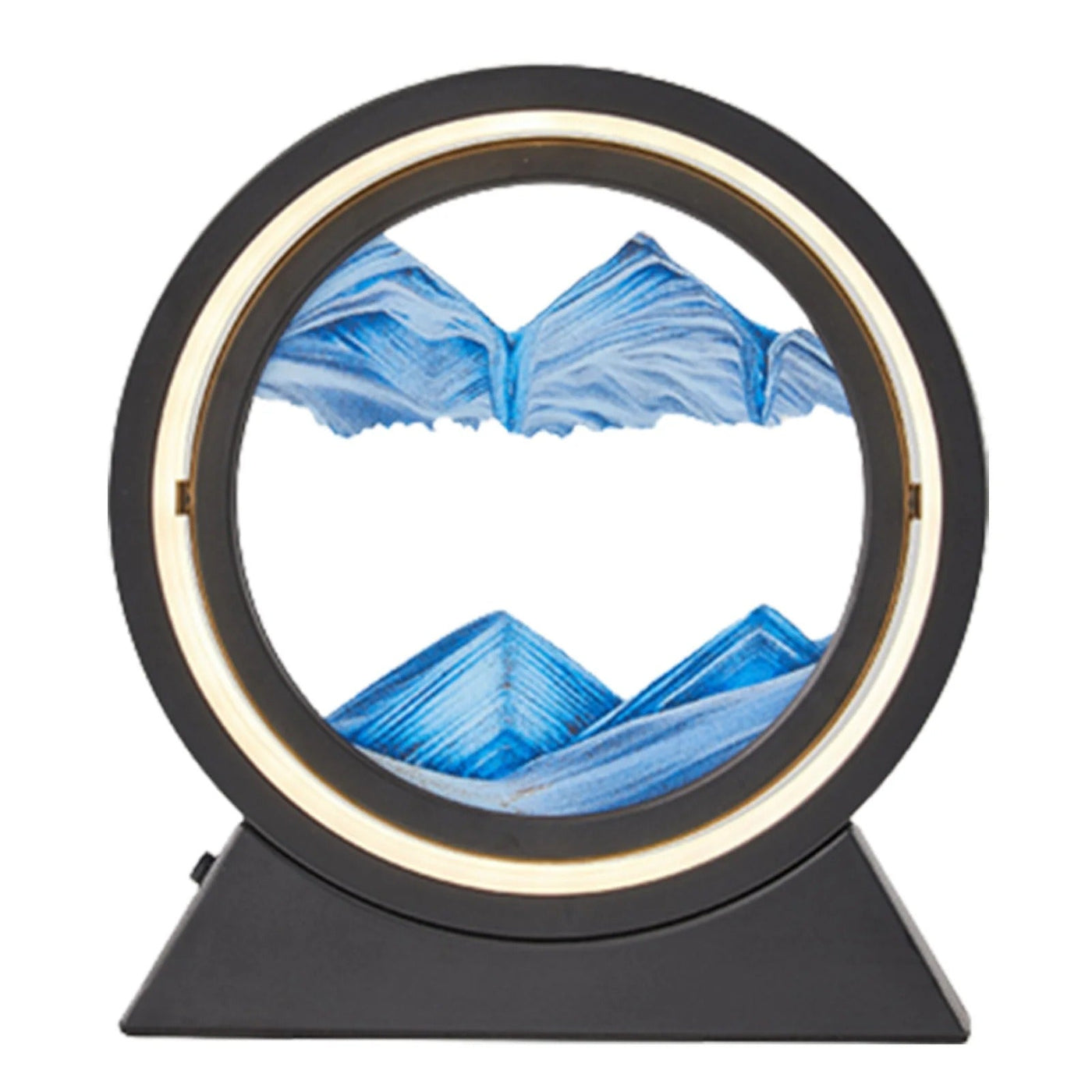 360° Rotating Quicksand Lamp Dynamic Sand Art Light Decor