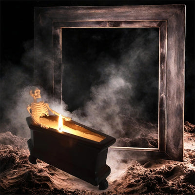 Creative Mini Coffin Skeleton Halloween Candle For Horror Decoration