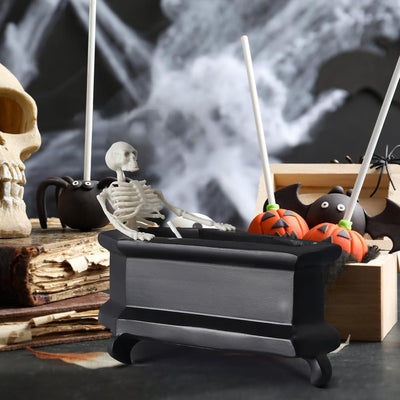 Creative Mini Coffin Skeleton Halloween Candle For Horror Decoration