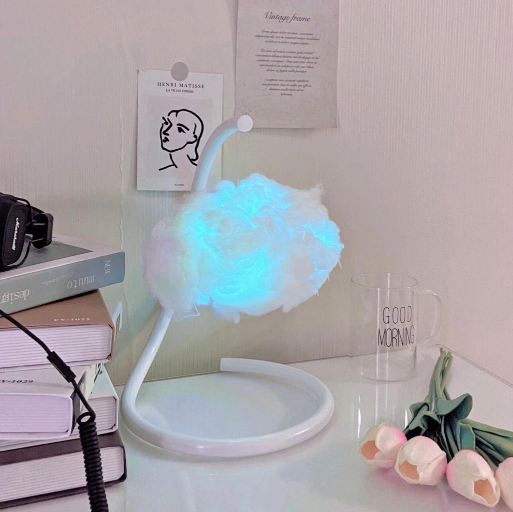 Creative Cloud Table Lamp Small Bedside Night Light Decor