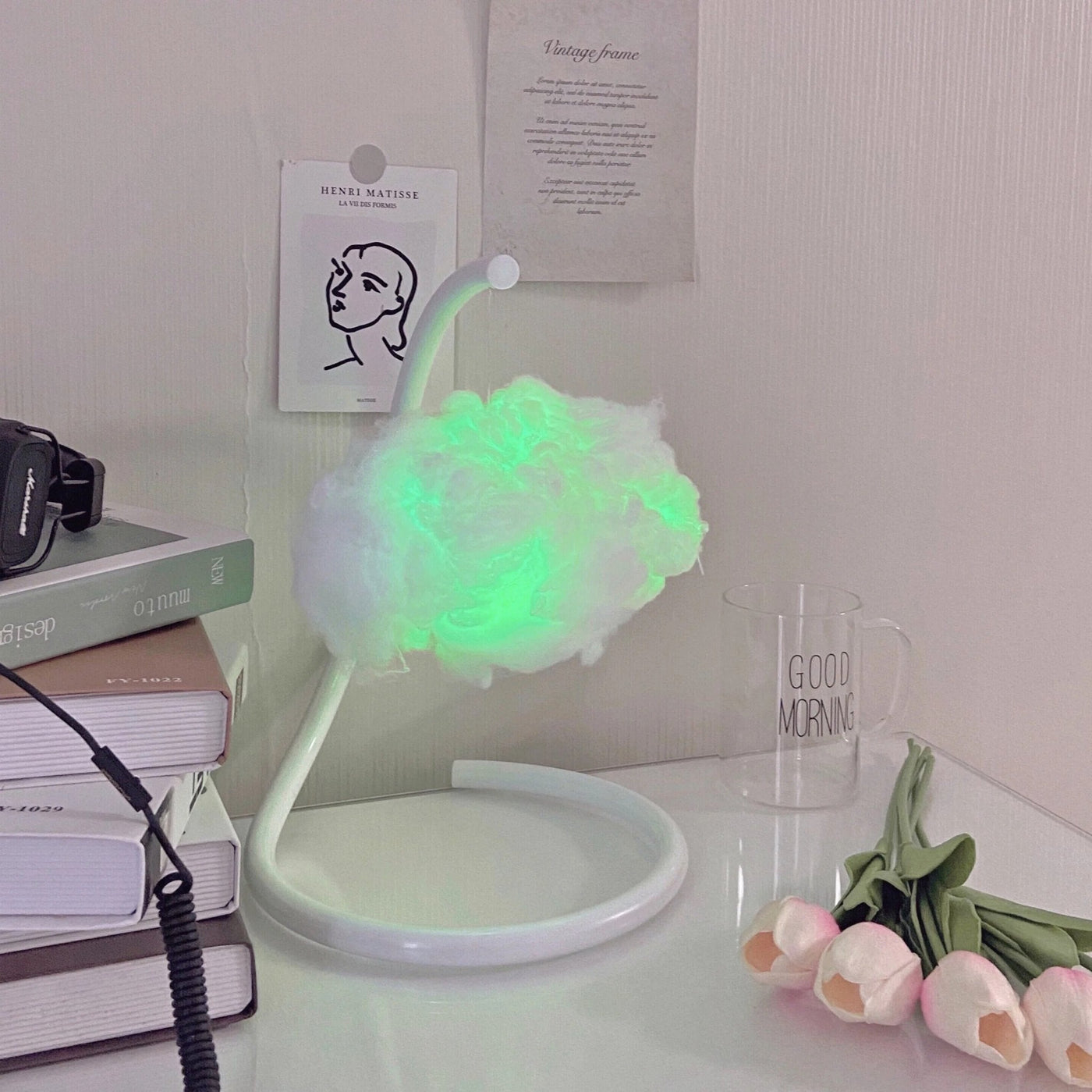 Creative Cloud Table Lamp Small Bedside Night Light Decor