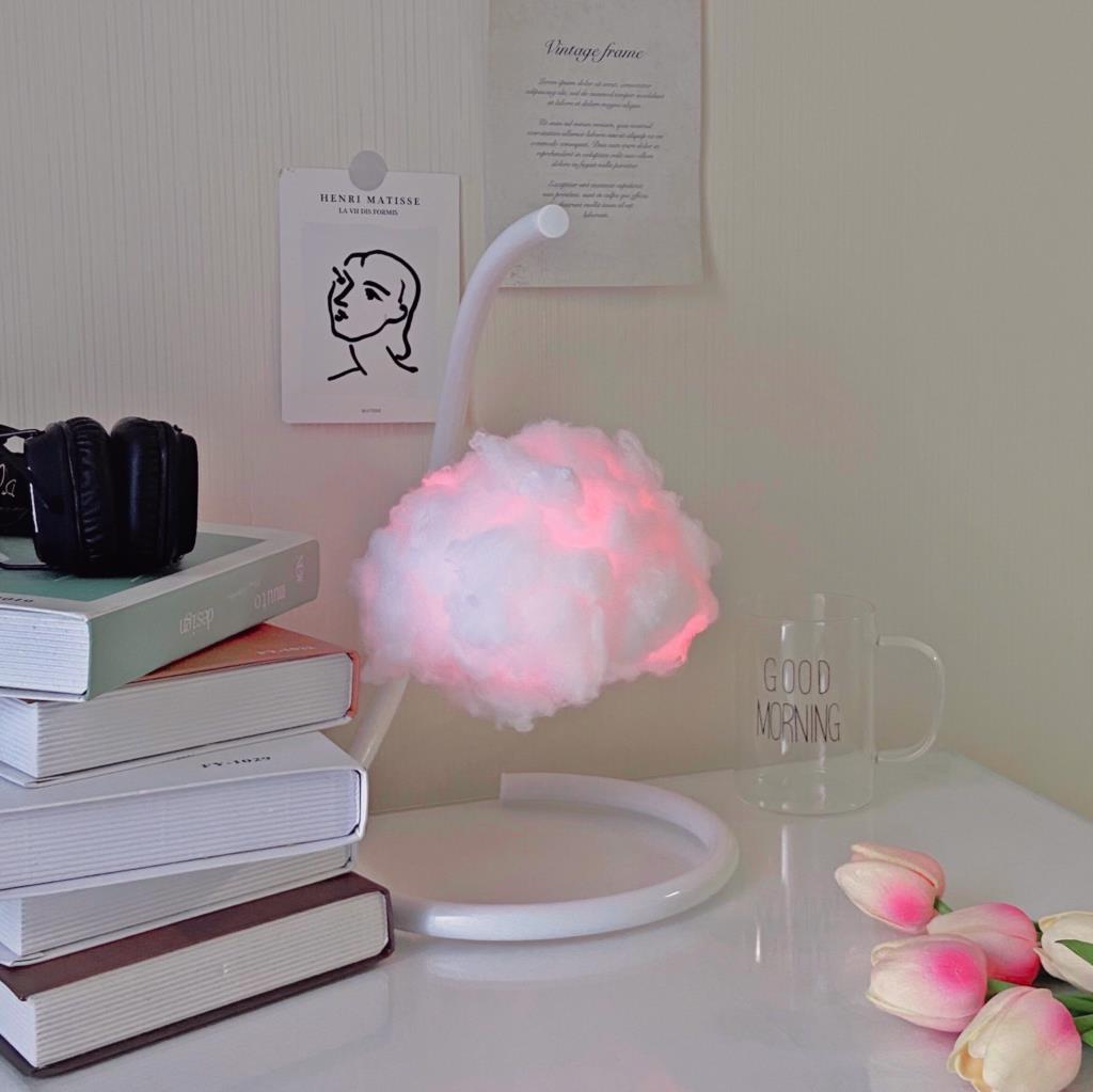 Creative Cloud Table Lamp Small Bedside Night Light Decor