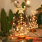 Crystal Christmas Tree LED Lamp Sparkling Night Light Decor For Bedroom