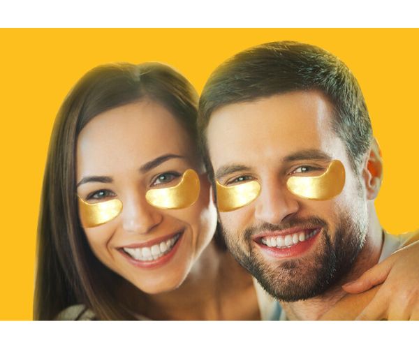 Crystal Gold Collagen Eye Patches For Dark Circles And Hydration