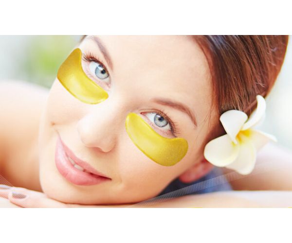 Crystal Gold Collagen Eye Patches For Dark Circles And Hydration