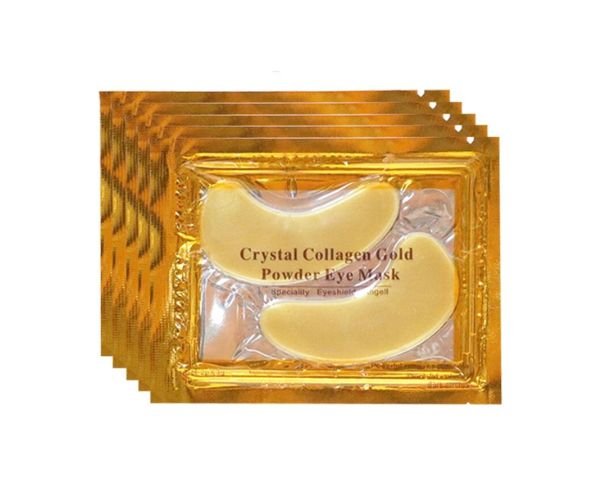 Crystal Gold Collagen Eye Patches For Dark Circles And Hydration