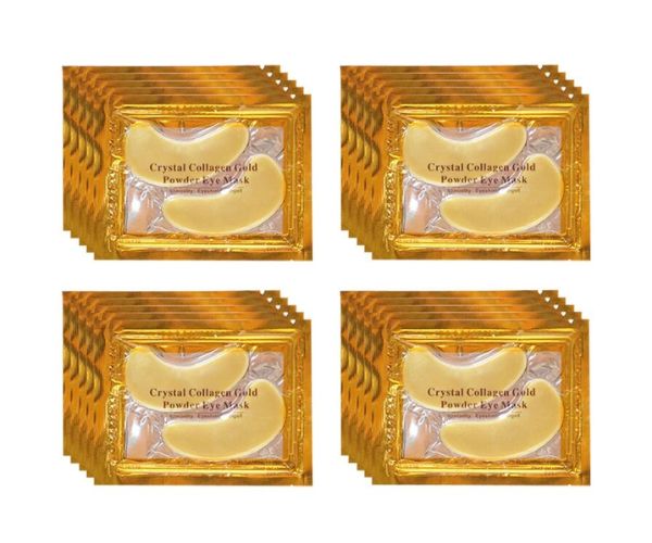 Crystal Gold Collagen Eye Patches For Dark Circles And Hydration