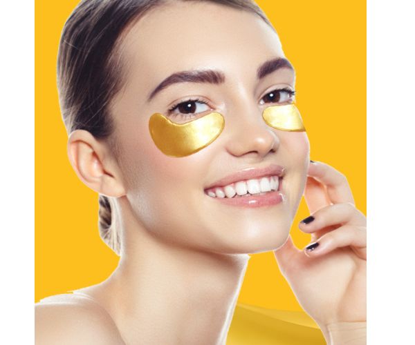 Crystal Gold Collagen Eye Patches For Dark Circles And Hydration
