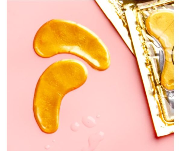 Crystal Gold Collagen Eye Patches For Dark Circles And Hydration
