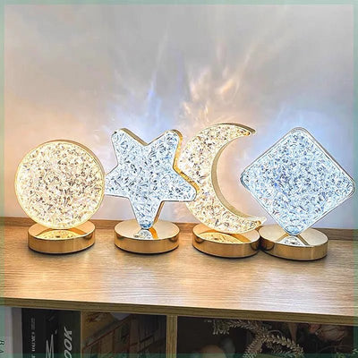 Crystal Touch USB LED 3D Moon Lamp For Dreamy Bedroom Ambience