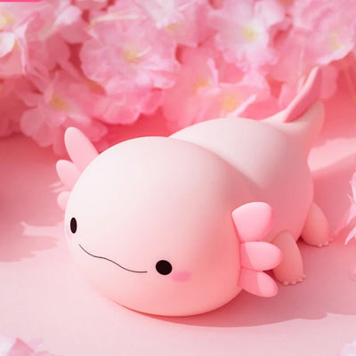 Axolotl Night Lamp Soft Silicone Touch USB Rechargeable Nursery Light