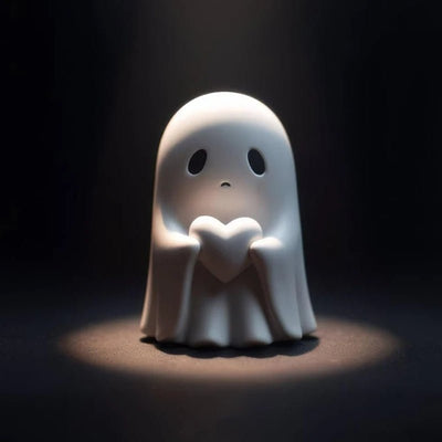 Cute Ghost Statue Halloween Decoration For Coffee Table Centerpieces