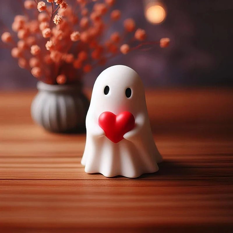 Cute Ghost Statue Halloween Decoration For Coffee Table Centerpieces