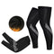 Reflective Cycling Arm Sleeves And Leg Warmers For Winter Warmth