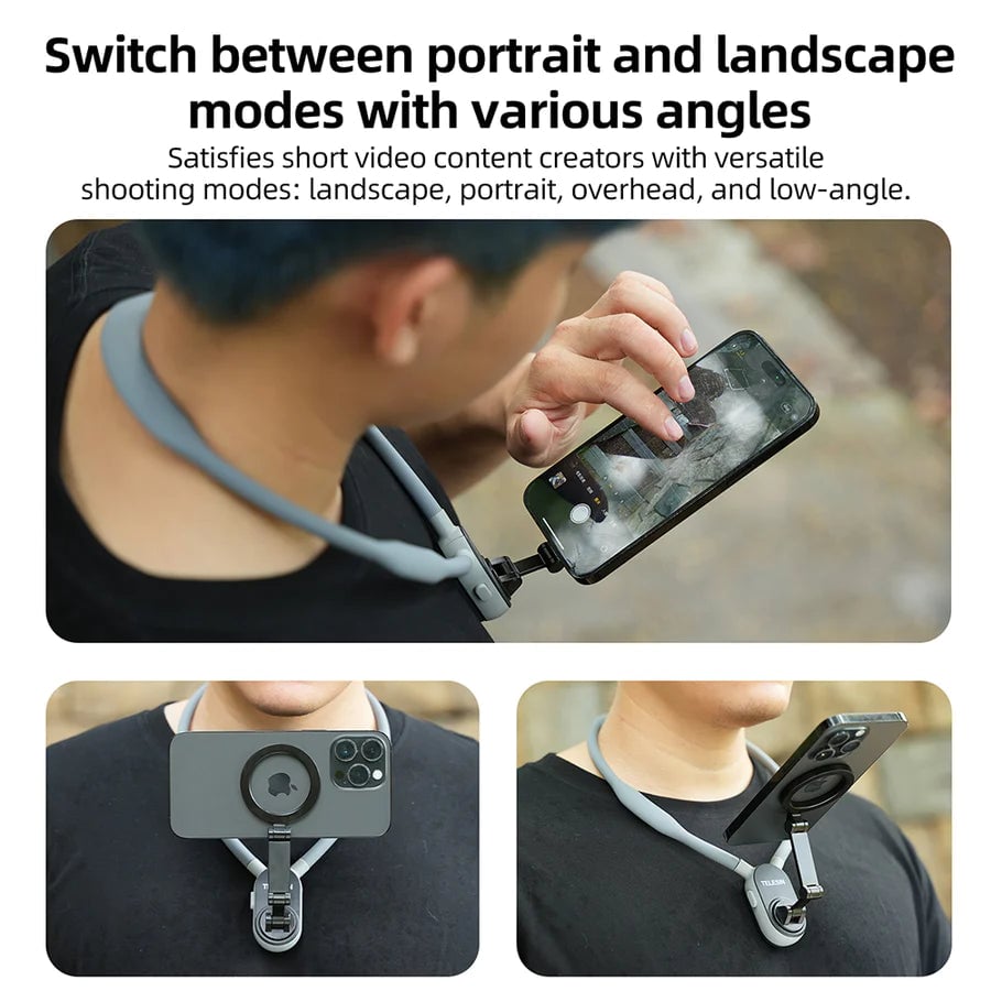Magnetic Neck Mount For Phones Hands Free Convenient Holder
