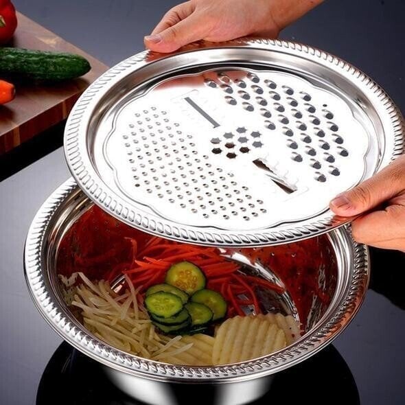 Germany Multifunctional Stainless Steel Basin For Kitchen And Outdoor Use
